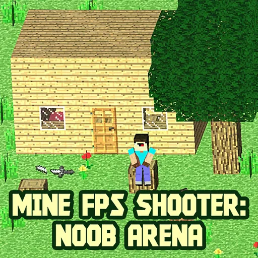 Mine FPS shooter: Noob Arena